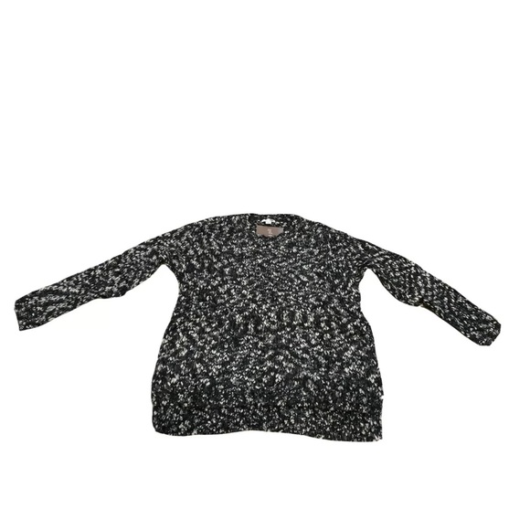 J. Jill NEW Women's size XS Textured Tweed Pullover Sweater Black Multi MSRP $99 - Picture 1 of 4